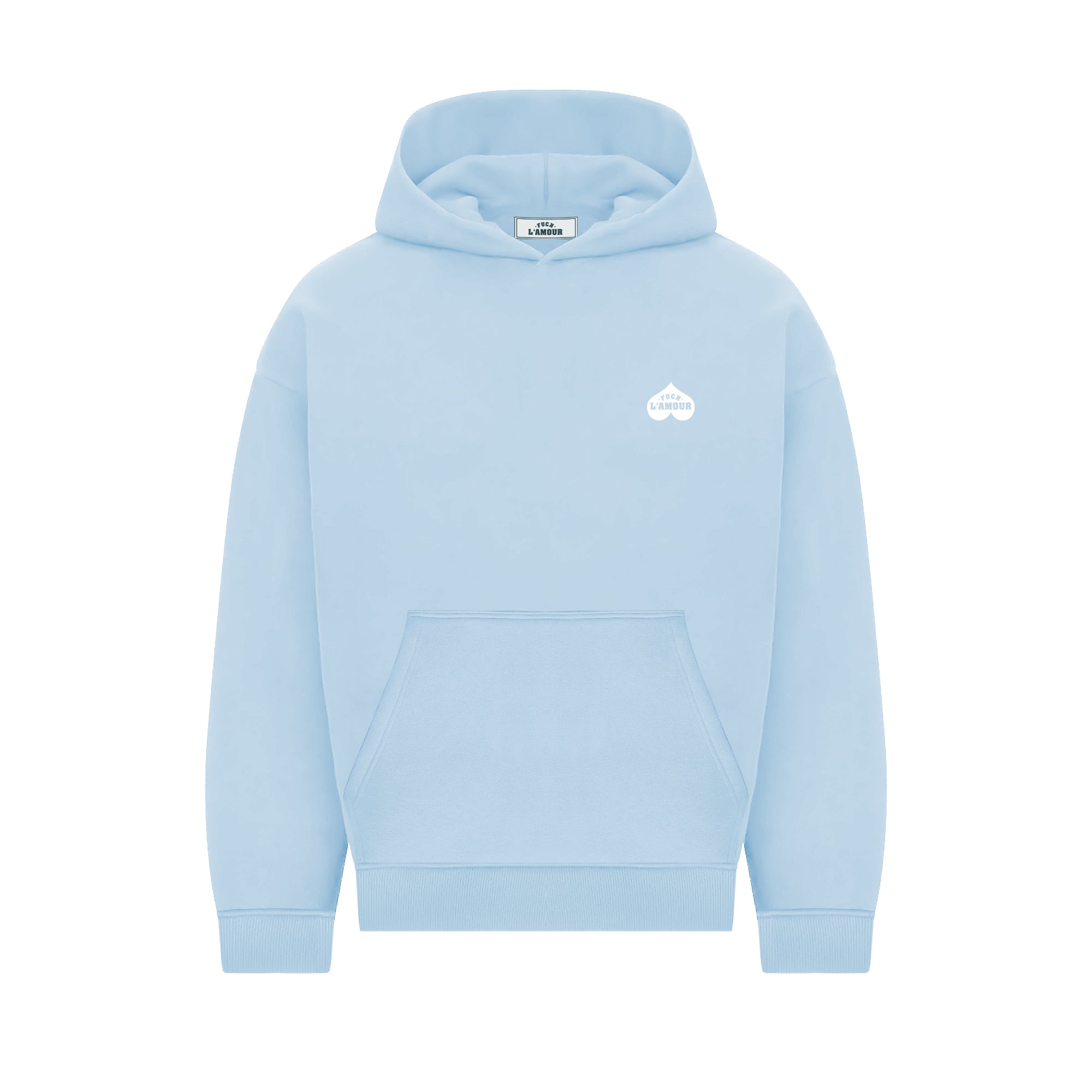 Huf worldwide light blue on sale hoodie